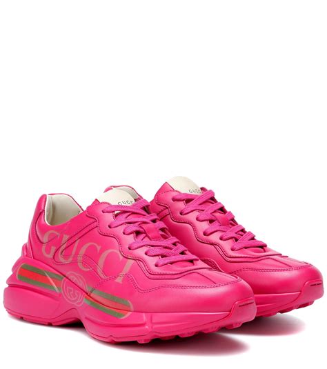 gucci pink trainers|gucci pink heels.